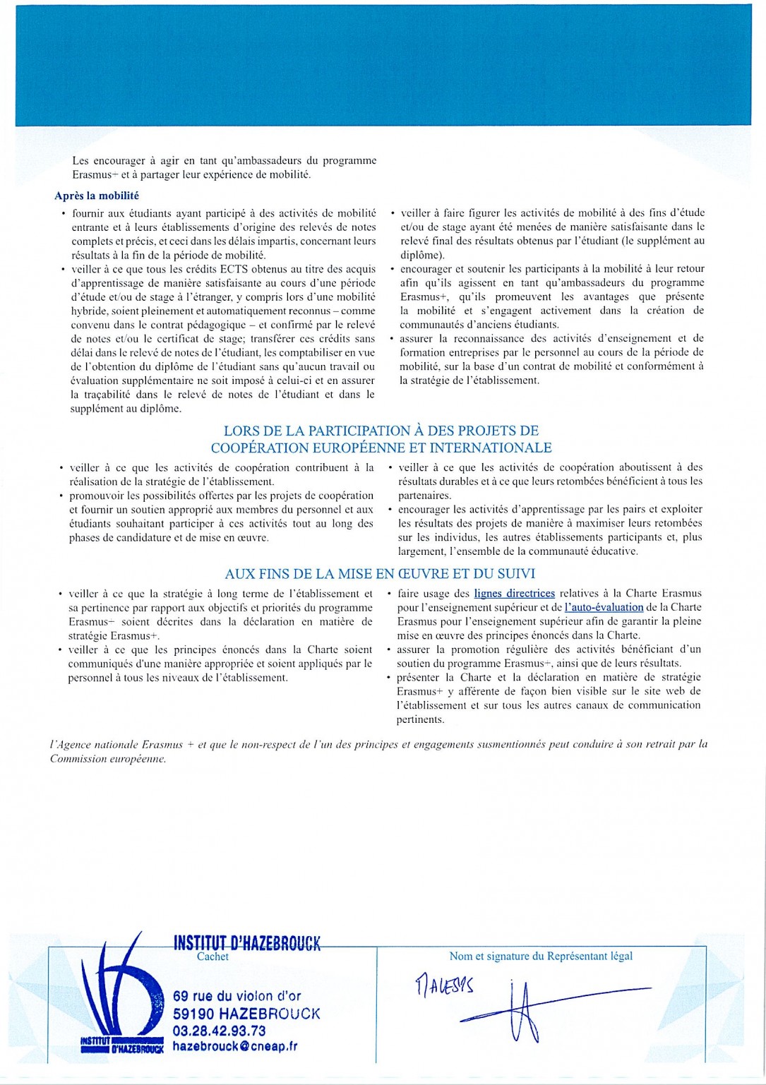 Charte ECHE 2021 2027 signee Page 2 Image 0001