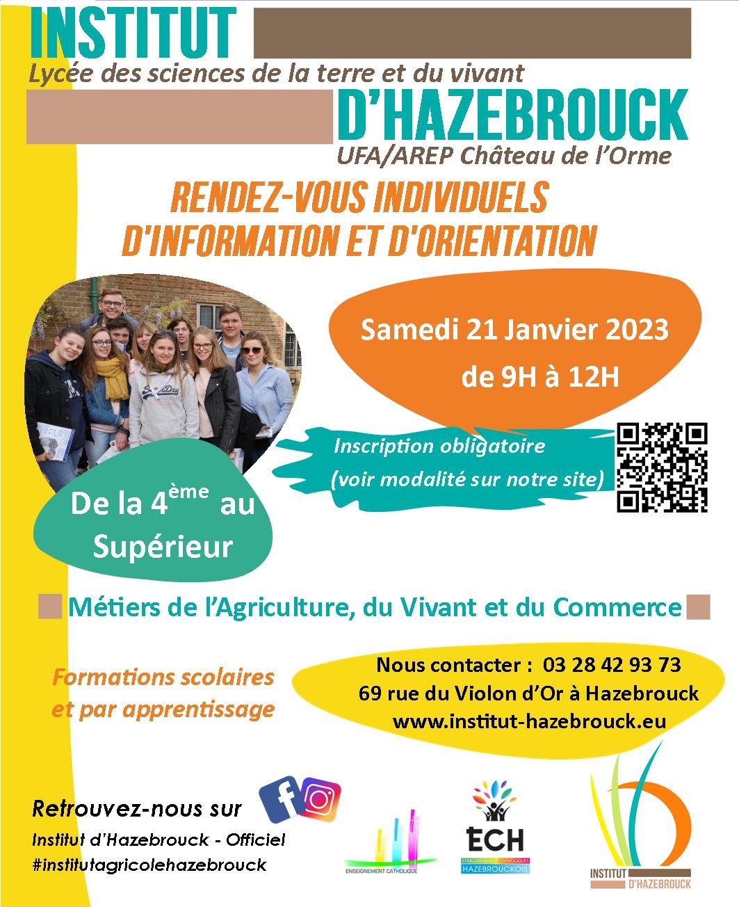 rendez vous individuels dinformation et dorientation 21 JANVIER 2023